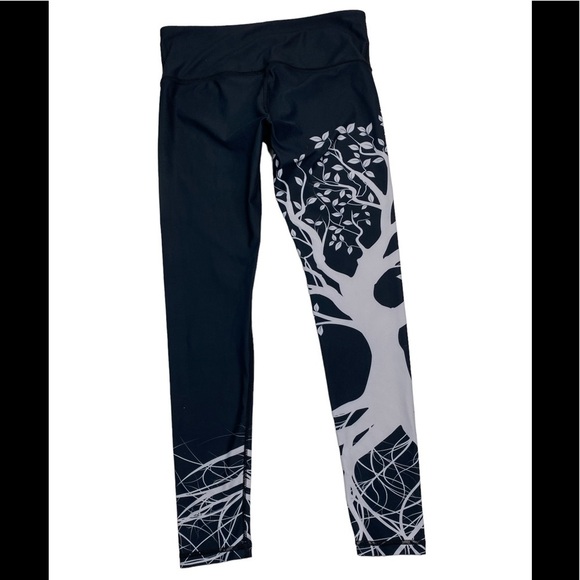 NOLI Tree Of Life Leggings Black White M - Picture 2 of 3